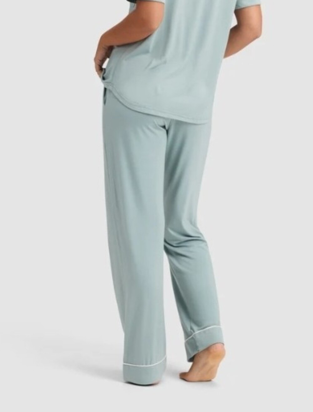 Cozy Earth Women's Light Blue Track Pants - Soft Joggers